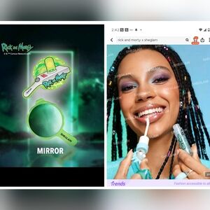 NWT Rick And Morty 2pc Makeup Bundle